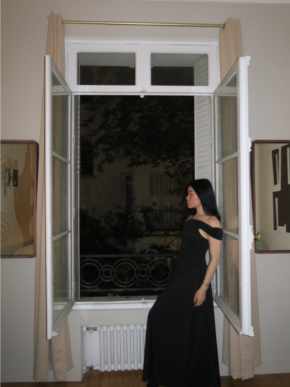More to Come Elegant Black Off-Shoulder Maxi Dress